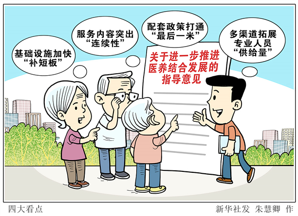 关于进一步推进医养结合发展的指导意见实施策略及建议